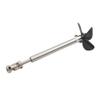 Boat Model 5mm Shaft Assembly with 60mm Four-Blade Full-Submerged Propeller, 304 Stainless Steel+Nylon PC, 1 Set(25CM-5mm-joint) view 1