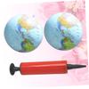 BCOATH 16 PVC Inflatable Educational Globe World Map Bounce Ball for Boys and Girls Relief Toy 2pcs Random Inflator view 4