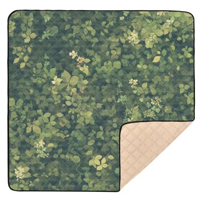 ZRWLUCKY Cute Foldable Baby Activity Play Mat for Indoor Outdoor Comfortable Tummy Time Mat for