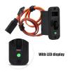 Beufee RC Switch, 2Pcs JR Heavy Duty RC Switch Connector JR Style On Off Connector Accessory for Receiver Servo with LED Green  view 3