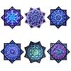 BVCY Flow Star (UV Reactive) Spinning Cloth Easy to Rotate Sided Print Double Stitched Flow Toy Fingertip Dapo Star Blue&Black (R05-Style6) view 4