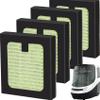 4 Pack HEPA Filter Replacement for Baby Brezza Bottle Washer Pro Only, HEPA Filter Replacement Parts Compatible with Baby Brezza Baby Bottle Dryer view 1