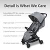 Pika Baby Stroller  Lightweight, Compact, Auto-Folding Design with Adjustable Footrest, UV Canopy, Mesh Window, and Travel Friendly  Perfect for Newborns to 55 lbs view 3