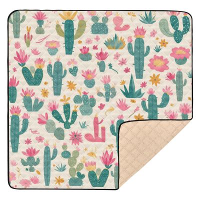 ZRWLUCKY Scarecrow Arugula Soft Padded Baby Activity Play Mat for Indoor Outdoor Portable Baby Crawling Mat