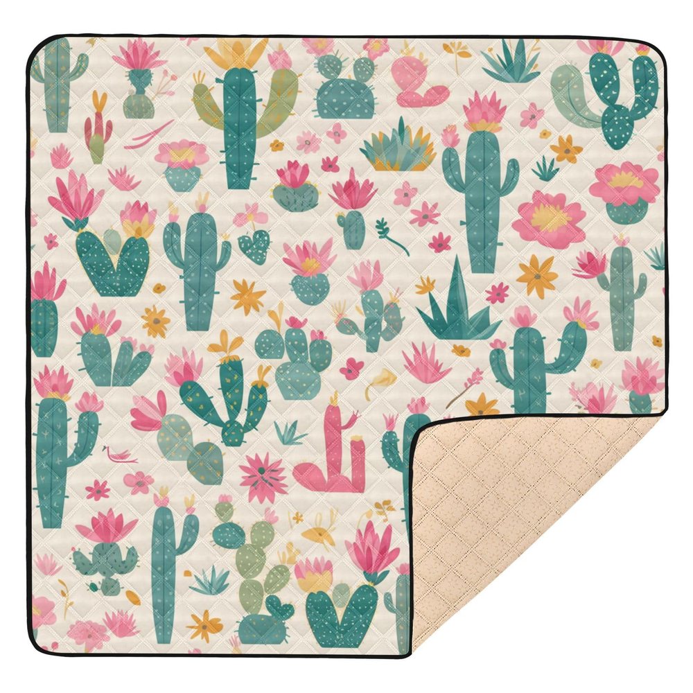 ZRWLUCKY Scarecrow Arugula Soft Padded Baby Activity Play Mat for Indoor Outdoor Portable Baby Crawling Mat