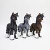 3D Printed Foal, 3D Printed Animals, Full Articulated Flexible Fidget Toys for Desk Dcor - Black - Small - 5Inch view 4