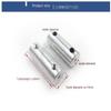 3-Pack High-Precision Couplers for Boat Model, Motor Shaft Coupling Connector, Straight Shaft Connector for Motor and Boat Shaft, Multiple Specifications(2.00mm-3.00mm) view 3
