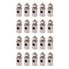 Beufee 20PCS RC Push Rod Connector, 2.1mm RC Plane Linkage Stoppers Stainless Steel Quick Adjust Stopper for KT Fixed Wing Aircraft view 1
