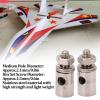 Beufee 20PCS RC Push Rod Connector, 2.1mm RC Plane Linkage Stoppers Stainless Steel Quick Adjust Stopper for KT Fixed Wing Aircraft view 3