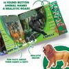 13 Realistic Wild Animal Figures with Sound Book & Storage Box, Plastic Safari Animal figurines for Toddler, Educational Zoo Animal Model Toy, Jungle Party Favor, Birthday Gifts for Kids Boys Girls 3+ view 3