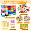 80 Pack Mini Butter Slime Kit, Scented Slime for Girls and Boys, Soft & Non-Sticky Cotten Candy Fruit Slime Party Favor Gifts, DIY Putty Stress Relief Toy for Kids (80) view 2