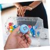 GOOHOCHY 60pcs Lottery Balls for Raffle Games Plastic Draw Balls for Fundraisers Parties and Classroom Activities view 4