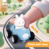 hahaland Toy Cars for Toddlers 1-3 - Push and Go Cars Musical Light up Toys for 1 Year Old Boy Gifts, Friction Powered Car Toddler Toys for One Year Old Birthday Easter Baby Boy Girls Gifts, 3 PCS view 2