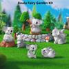 5 Pcs Random Miniature Koala Figurines Set - Fairy Garden Accessories for Micro Landscape, Bonsai Craft, Cake Toppers, Desktop & Home Decor, Flowerpot & Party Accents, Car Decor, DIY Gift Idea view 2