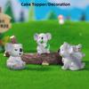 5 Pcs Random Miniature Koala Figurines Set - Fairy Garden Accessories for Micro Landscape, Bonsai Craft, Cake Toppers, Desktop & Home Decor, Flowerpot & Party Accents, Car Decor, DIY Gift Idea view 4