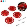RC Car Upgrade Parts for Tamiya for TT01 for TT02 TT02T 1/10 RC Car Brake Rotor Disc Remote Control Car Upgrade Parts Modified Accessories DIY Parts(Red) view 3