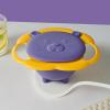 Anti Spill | Anti Spill Rotating Bowl For Kids | Spill Proof Bowl 360 Degree Rotating Rotating Bowl for 360 Degrees Bowl for Kids Boys Girls view 3