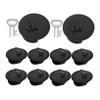 BESPORTBLE 10pcs Money Saving Box Closure Key Round Piggy Bank Stoppers for Easy Access and Secure Saving view 1