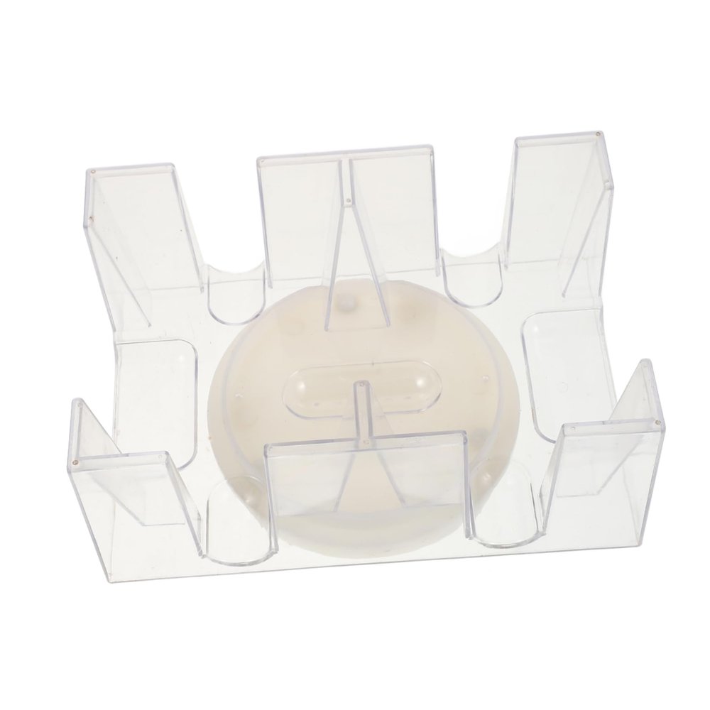 KONTONTY 1pc Stable Material Poker Holder Card Holders for Adults Rotating Card Tray Easy to Clean