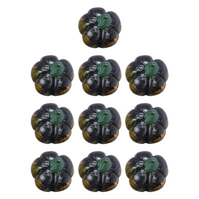 BESPORTBLE 10pcs Simulation Acorn Squash Ornaments for Mini House Photography Props Lifelike Pumpkin Decor for Fall Harvest Excellent Craftsmanship Material