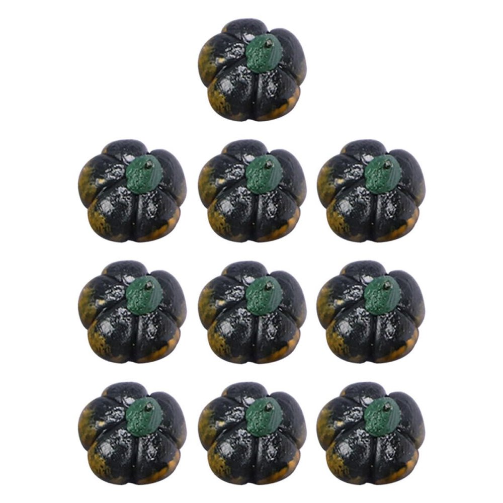 BESPORTBLE 10pcs Simulation Acorn Squash Ornaments for Mini House Photography Props Lifelike Pumpkin Decor for Fall Harvest Excellent Craftsmanship Material