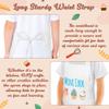 R HORSE Kid Apron and Chef Hat Set - 2Pcs White Mini Cook Adjustable Children Kitchen Toddler Apron for Girls Boys, Funny Dress up Pretend Play Toy Birthday Gift for Kids Cooking Baking Painting view 4