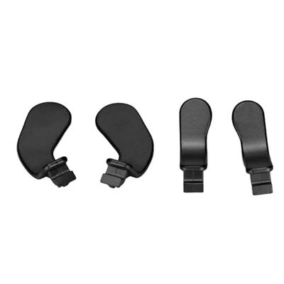 Metal Trigger Paddles One Controller Series 2 Model 1797, 4 Pieces Back Paddles Trigger Keys Spare Parts Set, Black