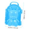 FELTECHELECTR 2pcs Boys and Girls Winter Snow Mold Makers Adorable Sika Shape Clamps for Outdoor Fun for Fights and Beach Play and Easy to Use view 2