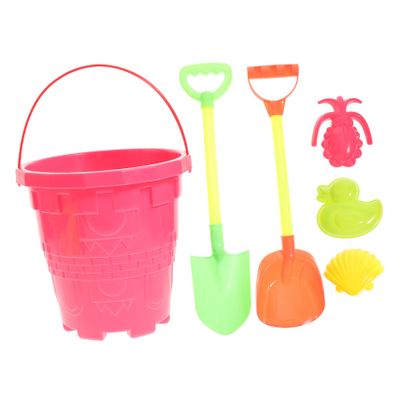 Toddmomy Boys and Girls Beach Toys Set Beach Bucket Toys Play Bucket Shovel Bulk Sand Sand Sifter Random Color