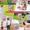 5-in-1 Kids Bean Bag Toss Game Set  Outdoor & Indoor Cornhole Board with Rings, Sticky Balls, Darts & Bags  Family Backyard Lawn Toy Gift for Boys & Girls Ages 3-8 view 2