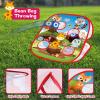 5-in-1 Kids Bean Bag Toss Game Set  Outdoor & Indoor Cornhole Board with Rings, Sticky Balls, Darts & Bags  Family Backyard Lawn Toy Gift for Boys & Girls Ages 3-8 view 3