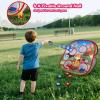 5-in-1 Kids Bean Bag Toss Game Set  Outdoor & Indoor Cornhole Board with Rings, Sticky Balls, Darts & Bags  Family Backyard Lawn Toy Gift for Boys & Girls Ages 3-8 view 4