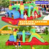 Whubefy Inflatable Obstacle Course Bounce House for Big Kids 8-12, 18.5 x 8FT Large Bounce Castle with Dual Racing Slides, Crawl Tunnels, Climbing, Obstacles, Jumping Area for Outdoor Backyard Party view 3