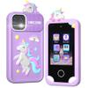 BEBESIRI Kids Camera Mini Smartphone Toy for Girls, 2.8" Touch Screen, 22 Learning Games, Dual Camera, Music Player, 32GB Card, Christmas Birthday Gift, (Purple Unicorn) view 1