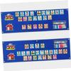 Happyyami Felt Board for Kids Multi-Functional Hanging and Standing Schedule Chart Visual Learning Tool for Toddlers Routine and Chore Tracking view 3