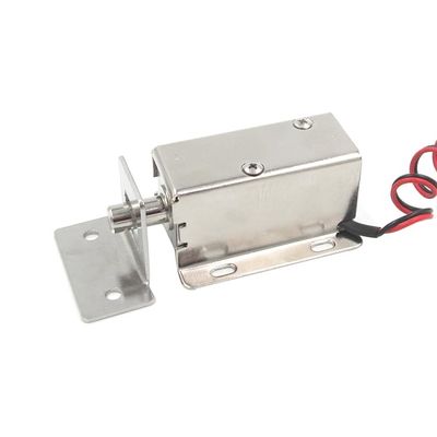 12V/24V Solenoid Lock for Netting/Trawling Boat Dropper, Electric Lock with Round Bolt, 1 Piece(12V)