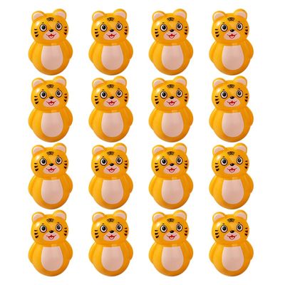 BESPORTBLE 20pcs Tiger Tumbler Toy Cute Wobbling Desktop Adornment for Boys and Girls for Birthdays Christmas Year Celebrations Home Decoration