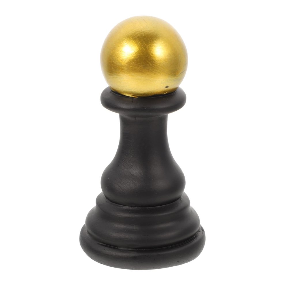 Alipis Desktop Resin Chess Sculpture Creative Chess Decor for Home Office and Bookshelf Unique Idea for Housewarming and Collectors