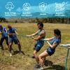 60FT Tug of War Rope,Tug a War,Tug of War Rope Adult with 10 Medals,2 Flags,Whistle,2 Hooks,Demarcation,Ribbon and Storage Bag,Outdoor Backyard Game,Team Game view 4