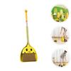 HOLIDYOYO Little Yellow Duck Hand Sweeper Boys and Girls's Broom for Cleaning Child Broom Toddler Cleaning Toys view 3