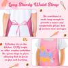 R HORSE Kid Apron and Chef Hat Set - 2Pcs Pink Baking Princess Adjustable Children Kitchen Toddler Apron for Girls, Funny Dress up Role Play Chef Toy Birthday Gift for Kids Cooking Baking Painting view 4