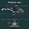 BrickCraftWorks 1/34 Scale AW-911 Air-Wolf RC Helicopter, 2.4G 9CH Flybarless Airplanewith 6G/3D Stunt Mode and GPS Positioning (RTF Version/Mode 1/Mode 2) view 2