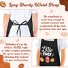 R HORSE Kid Apron and Chef Hat Set - 2Pcs Black Little Chef Adjustable Children Kitchen Toddler Apron with Pockets for Kids, Funny Dress up Pretend Play Toy Birthday Gift for Cooking Baking Painting view 4