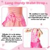R HORSE Kid Apron and Chef Hat Set - 2Pcs Pink Heart Toddler Cooking Apron Set for Girls, Adjustable Role Play Costume Pretend Play Toy for Cooking Baking Painting Birthday Gift for Kids Ages 3-6 view 4