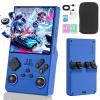 2026 V40MAX Upgraded Retro Handheld Game Console, Built in 40,000+Classic Games, 40+Simulators, Linux System, 4.0-inch 4K HD IPS Screen Video Player, 256GB, Portable Pocket Arcade Console(Sea Blue) view 1