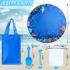 4.9 x 4.9 ft Baby Beach Pool, 2 in 1 Toddler Paddling Pool, Kiddie Pool and Beach Blanket, Beach Toys for Infant Kids Boys and Girls with Portable Water Bag and Shovel for Vacation Picnic view 2