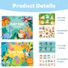 DTREEL Montessori Busy Book for Toddlers 3+, Educational Fine Motor & Sensory Play - Durable Preschool Learning Gift for Boys & Girls(2 Books) view 2