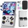2026 V40MAX Upgraded Retro Handheld Game Console, Built in 40,000+Classic Games, 40+Simulators, Linux System, 4.0-inch 4K HD IPS Screen Video Player, 256GB, Portable Pocket Arcade Console(Silvery) view 1