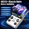 2026 V40MAX Upgraded Retro Handheld Game Console, Built in 40,000+Classic Games, 40+Simulators, Linux System, 4.0-inch 4K HD IPS Screen Video Player, 256GB, Portable Pocket Arcade Console(Silvery) view 2