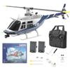 WDDSPSH RC Helicopter No Ailerons 4CH 6-Axis Gyroscope Altitude Hovering Optical Flow Localization One Click Roll Takeoff and Landing for Adults Beginners with 2 Batteries (Blue) view 1